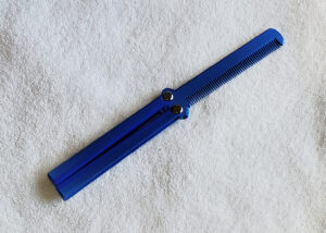 Silk Blue Handle, Silk Blue Comb